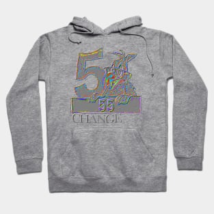 Angel Number 555 CHANGE Hoodie